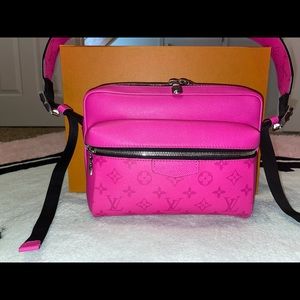 Louis Vuitton Taigarama Outdoor Messenger Fuchsia